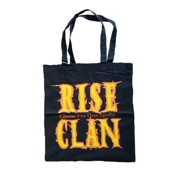 Rise Clan EC tote bag black