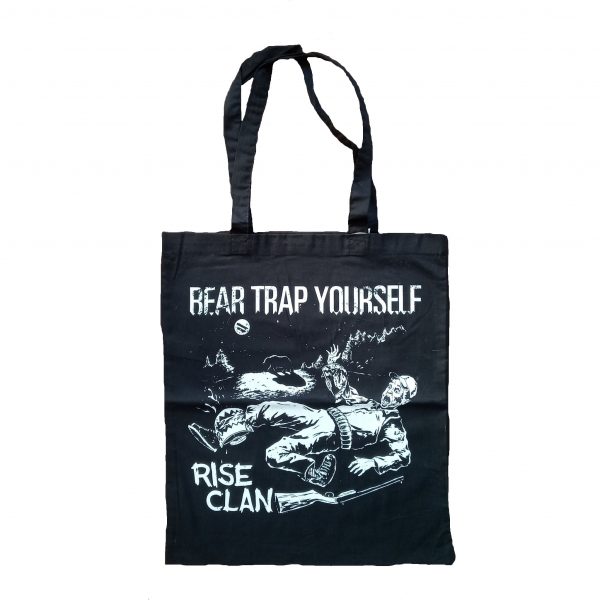 bear trap yourself tote bag