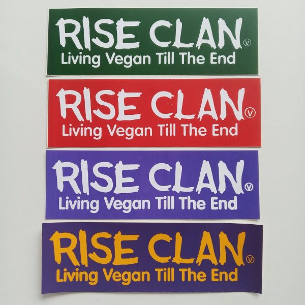 living vegan till the end sticker