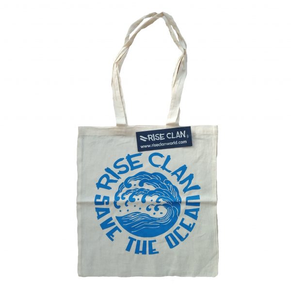 save the ocean tote bag