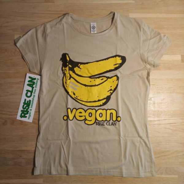 Bananas khaki woman T-shirt